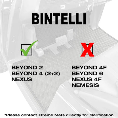 Xtreme Floor Mats for Bintelli Beyond - Black/Gray
