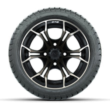 GTW Spyder Bronze/Matte Black 12 in Wheels with 215/35-12 Mamba Street Tires – Full Set