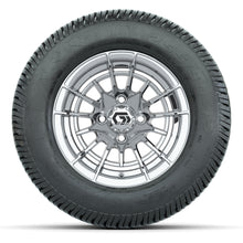 GTW® Boost Chrome 12 in Wheels with 255/50-12 Excel Classic Street Tires – Full Set