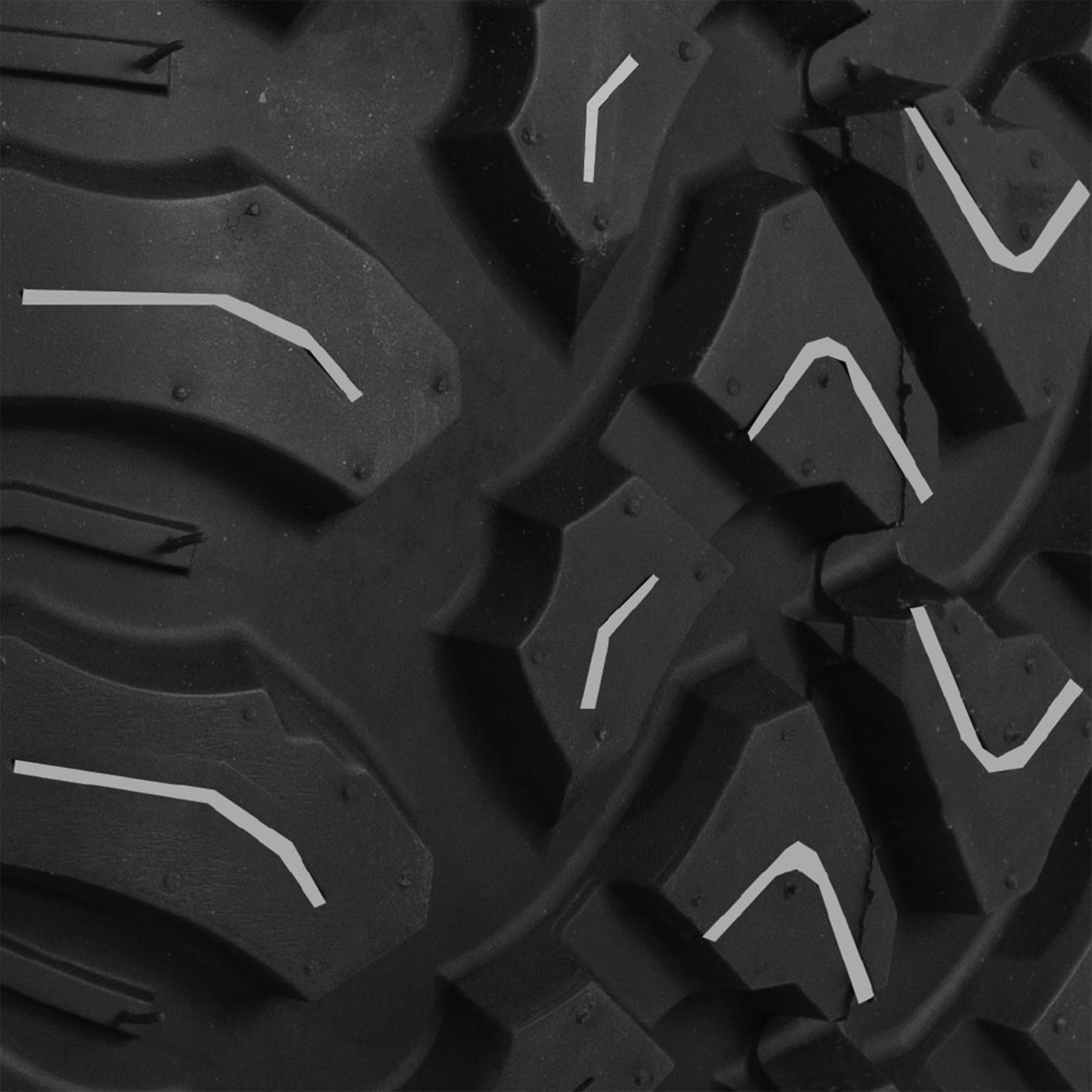 Set of (4) 14 in GTW Vortex Wheels with 23x10-14 GTW Nomad All-Terrain Tires