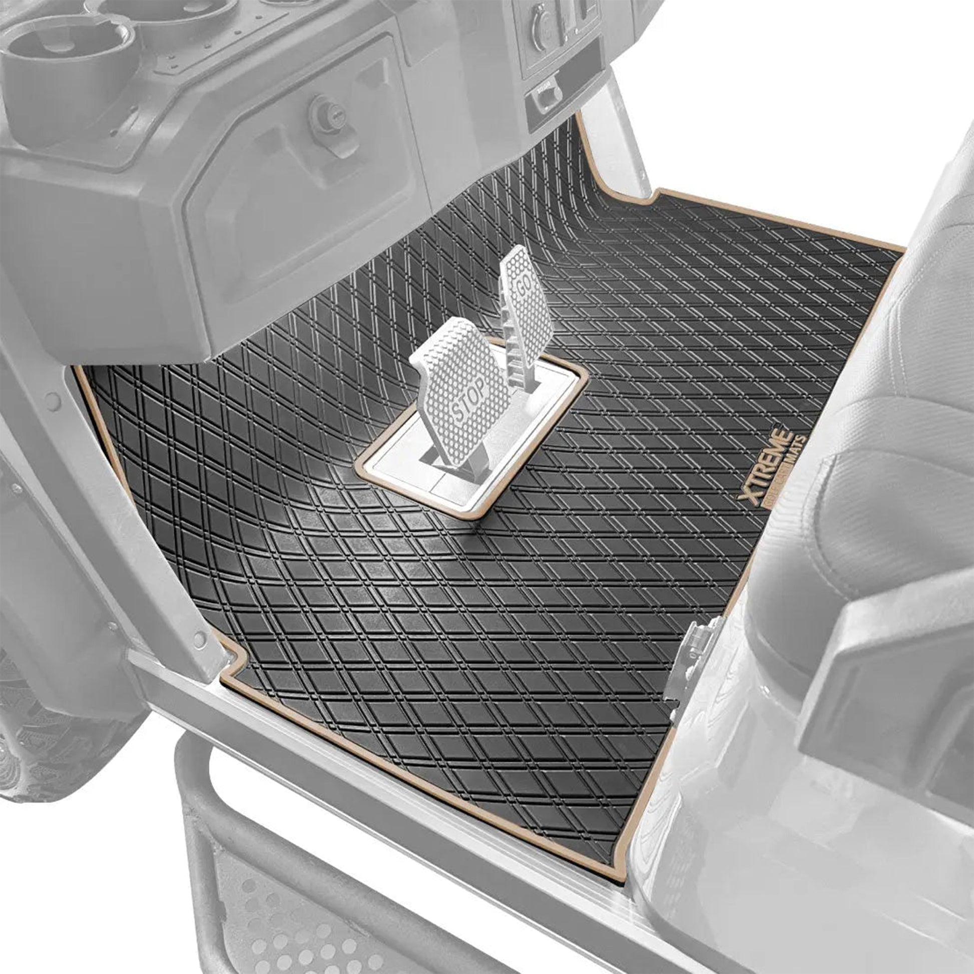 Xtreme Floor Mats for Advanced EV Advent 4 - Black/White