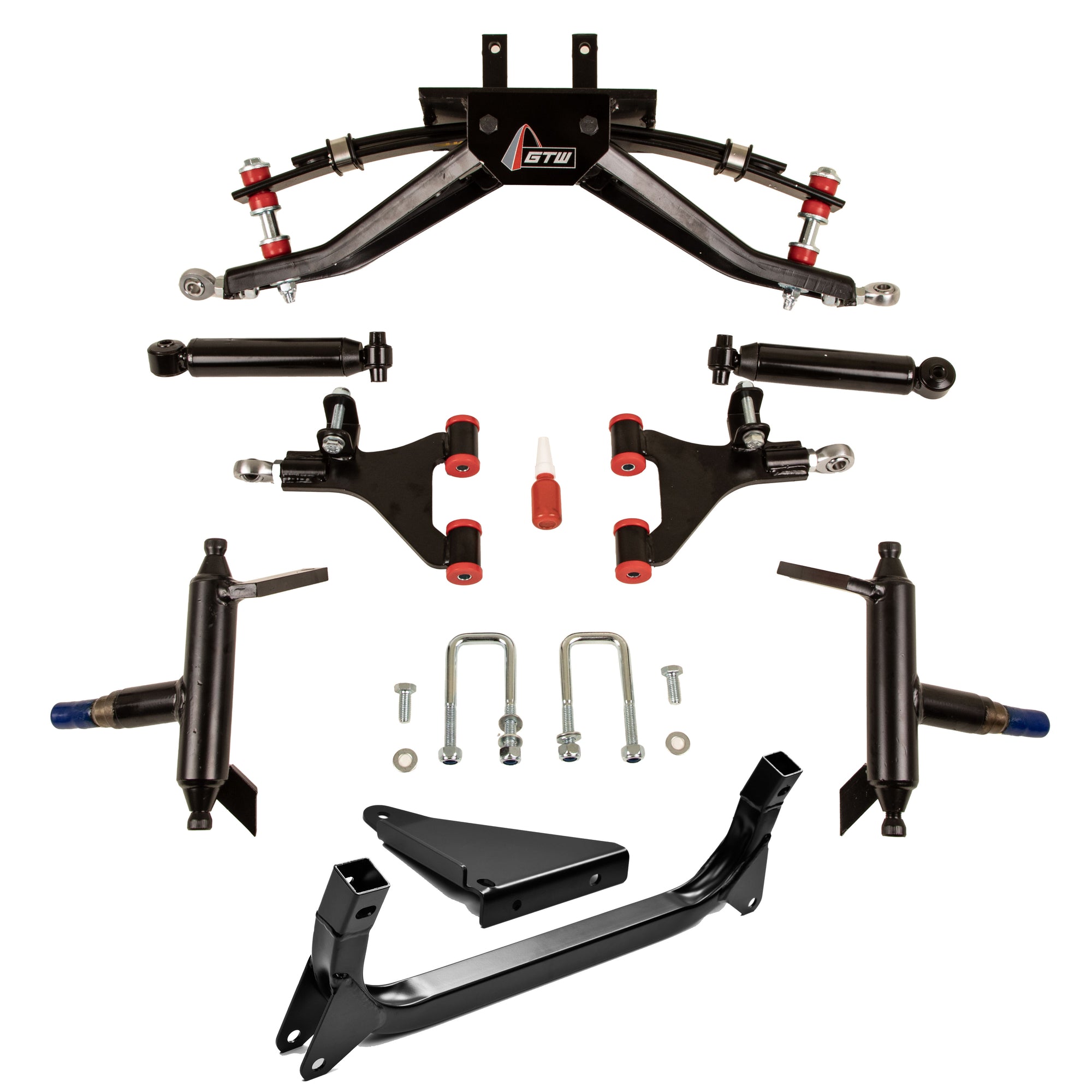 4" GTW Double A-Arm Lift Kit for Yamaha G29/Drive & Drive2 with Solid/Fixed Rear Axle