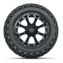 Set of (4) 14 in GTW Raven Wheels with 23x10-14 GTW Predator All-Terrain Tires