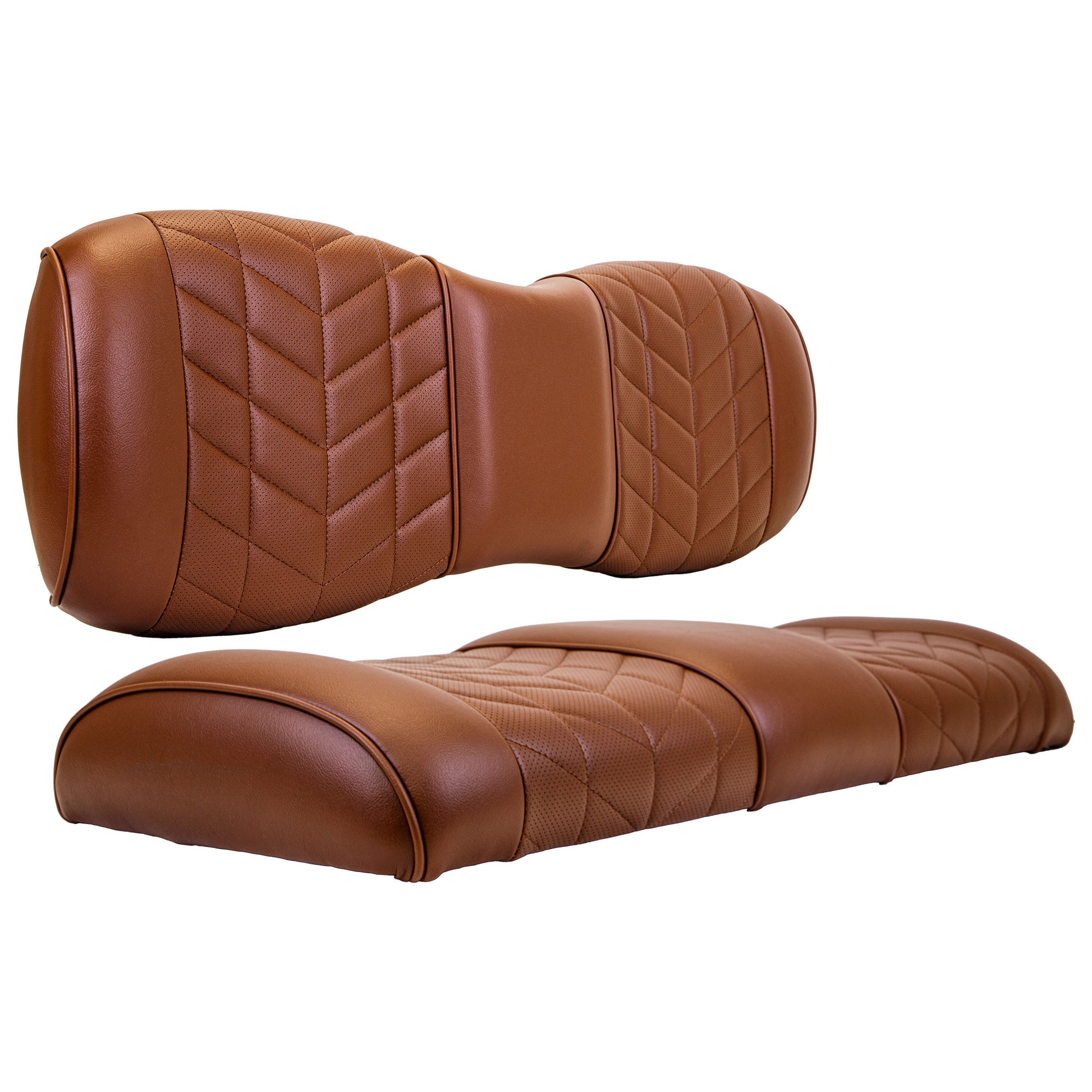 MadJax Aviator Coffee Rear Seat Cushions for ICON i40 Golf Carts