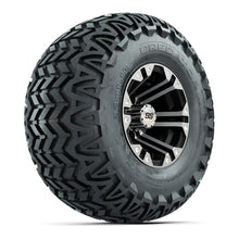 GTW Specter Black and Machined Wheels with 22in Predator A-T Tires - 10 Inch