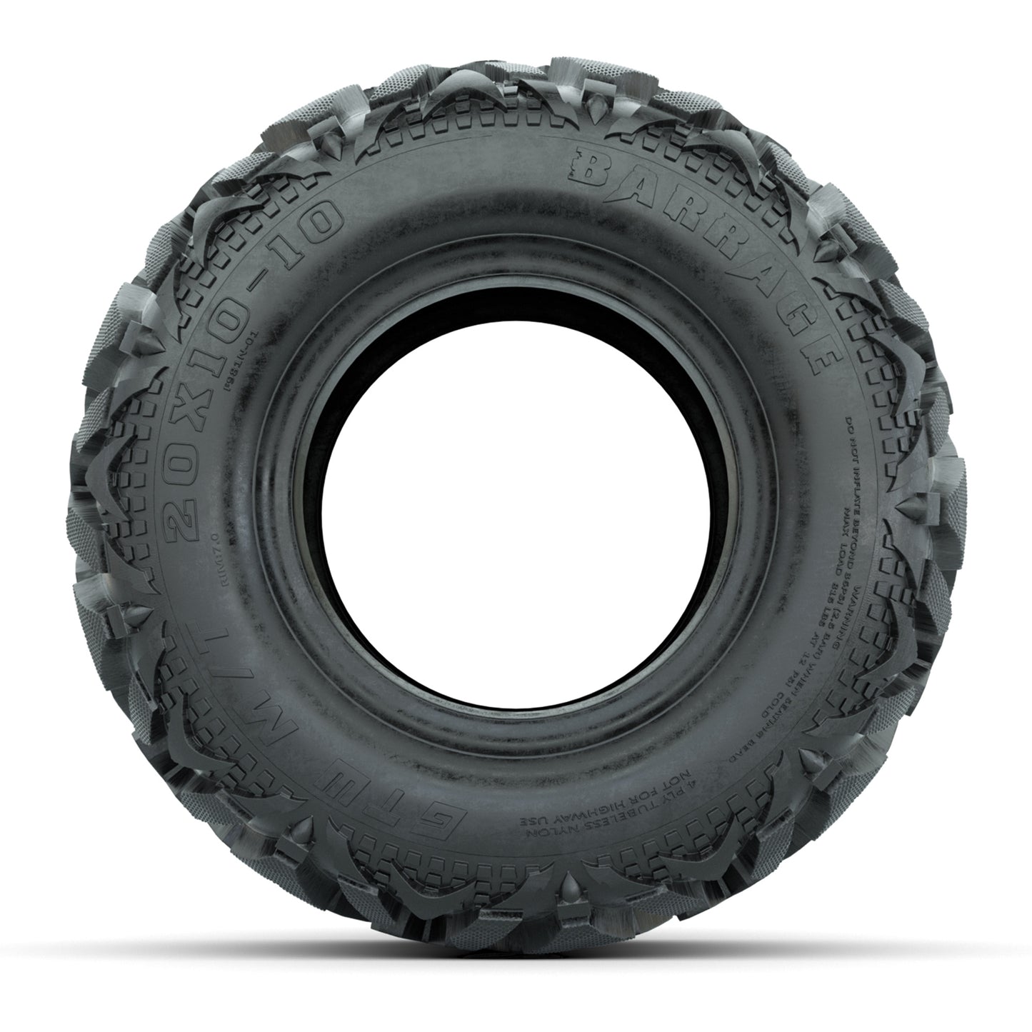 20x10-10 GTW® Barrage Mud Tire