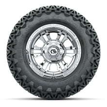 GTW® Shogun Chrome 12 in Wheels with 23X10.5-12 Predator All-Terrain Tires – Full Set