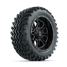 GTW Volt Machined/Black 14 in Wheels with 23x10.00-14 Rogue All Terrain Tires - Full Set