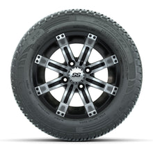 Set of (4) 12 in GTW Tempest Wheels with 215/50-R12 Fusion S/R Street Tires