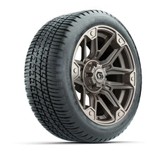 GTW® Graffiti Satin Bronze 14 in Wheels with 205/30-14 Fusion Street Tires – Full Set