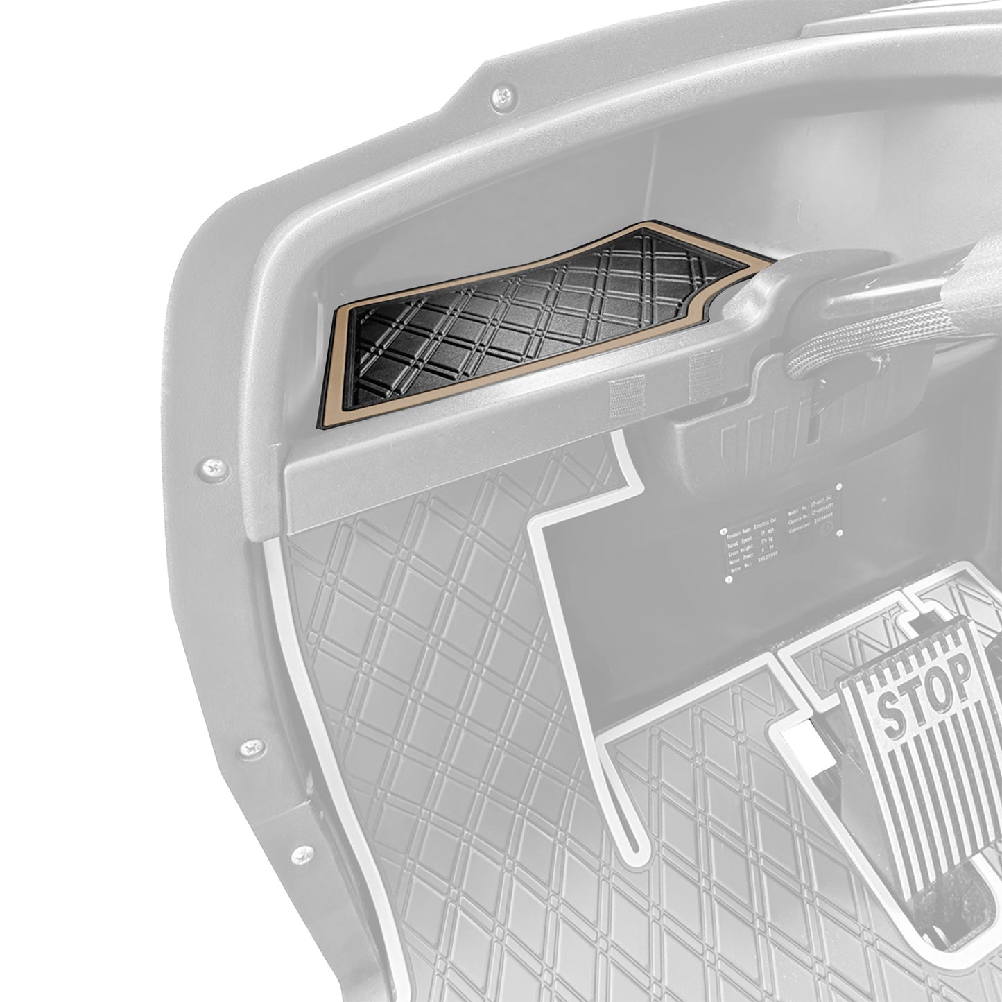 Xtreme Dash Mats for ICON and Advanced EV - Black/White