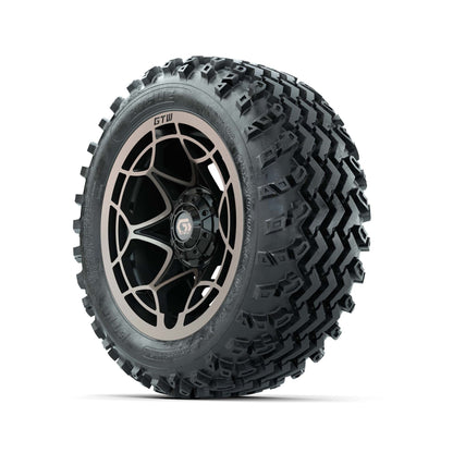 GTW® Nexus Black/Bronze 14 in Wheels with 23X10.00-14 Rogue All-Terrain Tires – Full Set