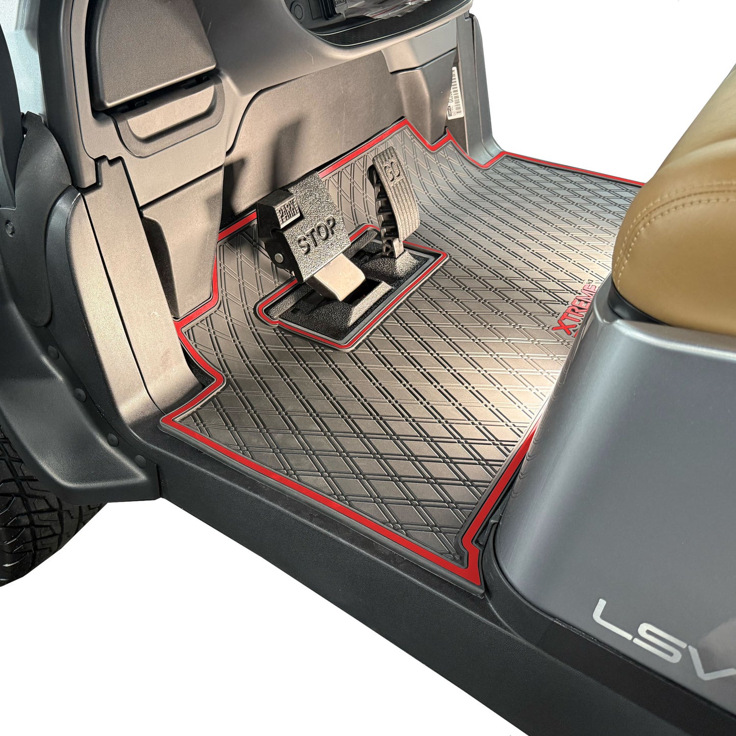 Xtreme Floor Mats for Club Car Onward 2026 - Black/Red