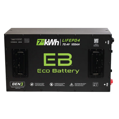 70V 105Ah LiFePO4 Battery / Heated