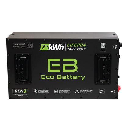 70V 105Ah LiFePO4 Battery / Heated
