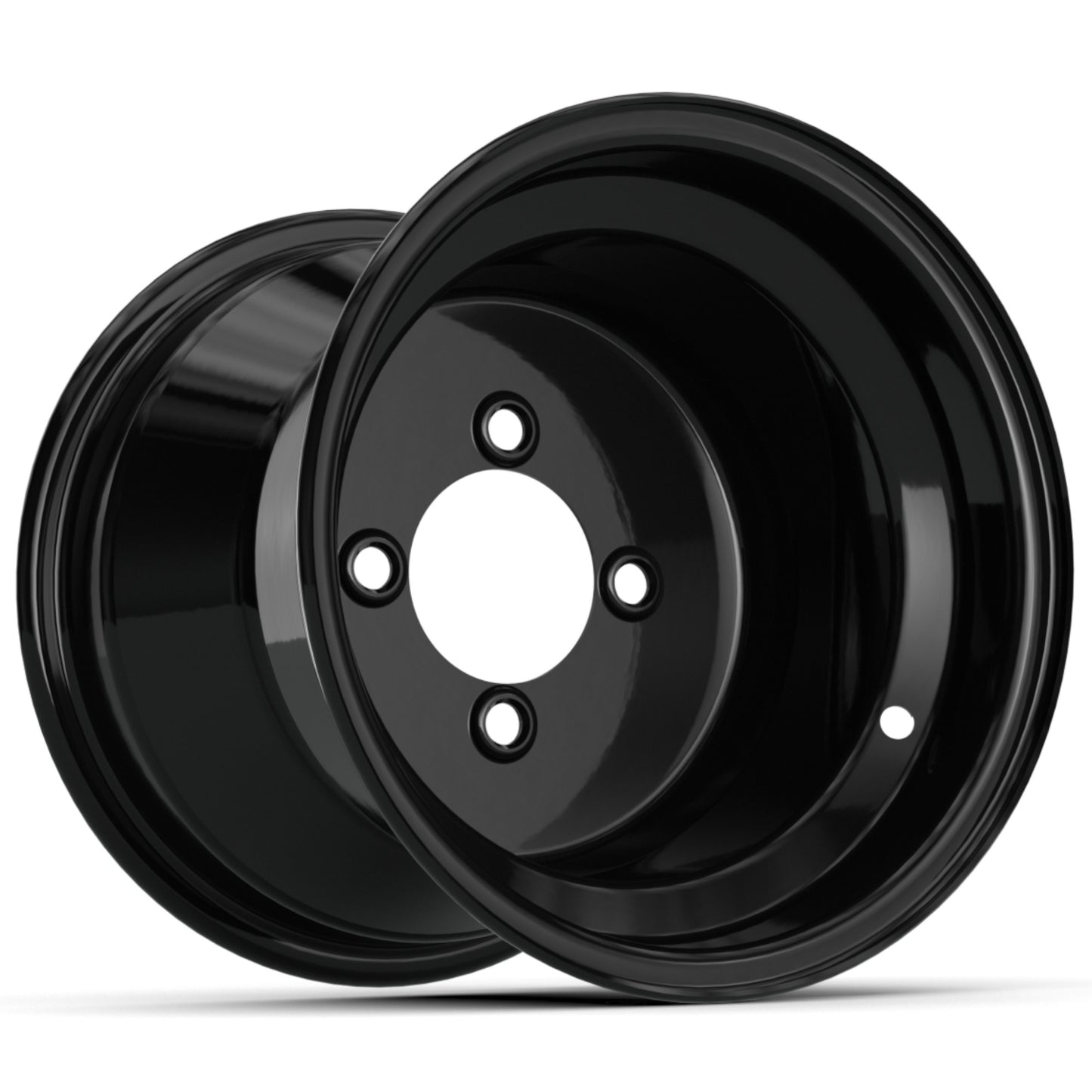 10'' Matte Black Steel Wheel (3:5 Offset)