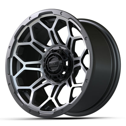 14'' GTW® Bravo Wheel (Matte Grey-Machined)