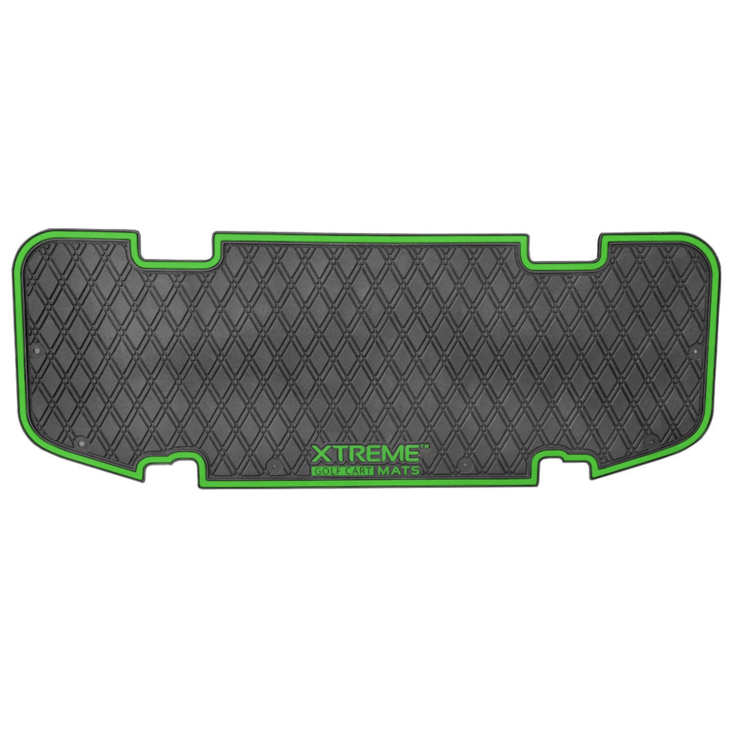 Xtreme Rear Floor Mat for DoubleTake Max5 & Max 6 Rear Seat Kit  - Black/Green