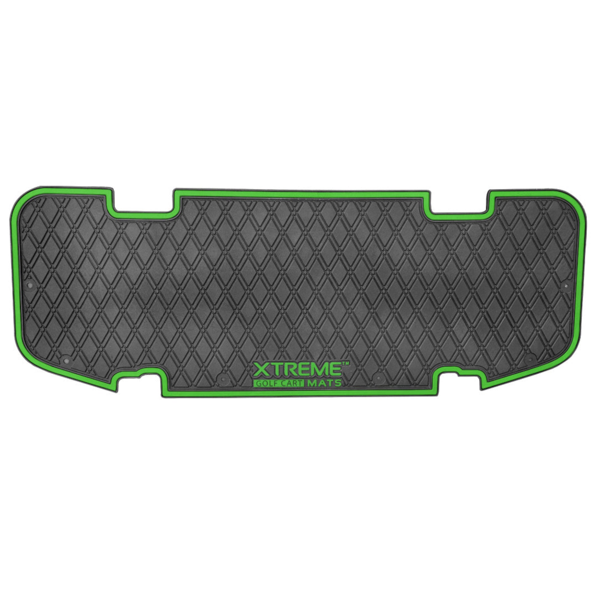 Xtreme Rear Floor Mat for DoubleTake Max5 & Max 6 Rear Seat Kit  - Black/Green