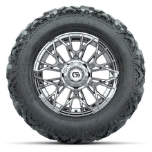 GTW Stellar Chrome 14 in Wheels with 25x10-14 Barrage Mud Tires – Full Set