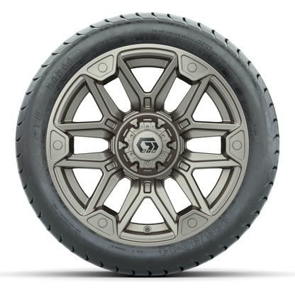 GTW Graffiti Bronze/Black 14 in Wheels with 225/30-14 Mamba Street Tires – Full Set