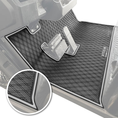 Xtreme Floor Mats for EZGO S4 2022-Up - Black/Gray