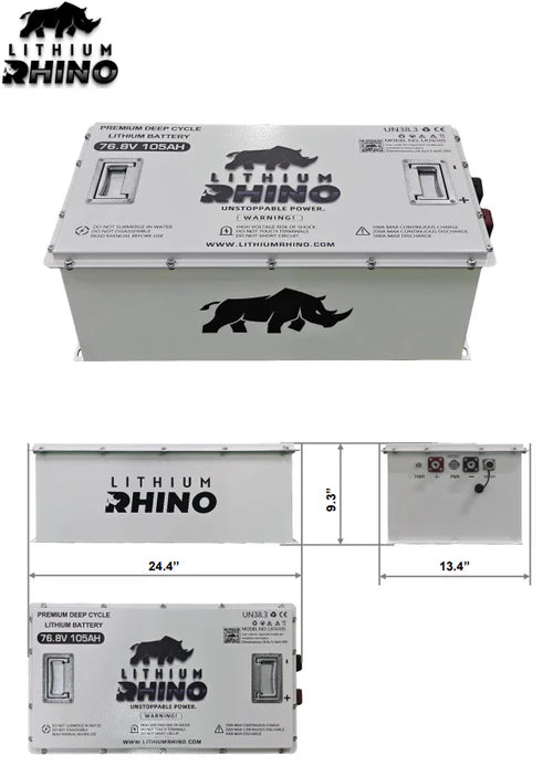 76V 105AH Lithium Rhino Conversion Kit