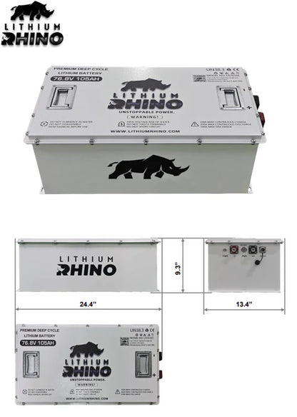 76V 105AH Lithium Rhino Conversion Kit