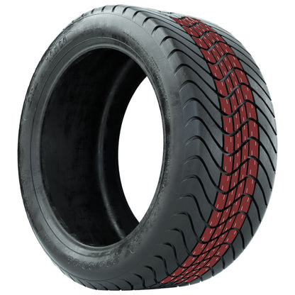 GTW Spyder Machined/Black 14 in Wheels with 225/30-14 Mamba Street Tires – Full Set