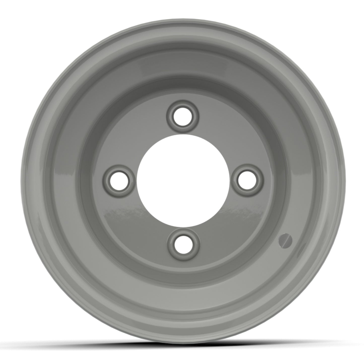 8″ Club Car Grey Steel Wheel (Centered)