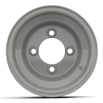 8″ Club Car Grey Steel Wheel (Centered)