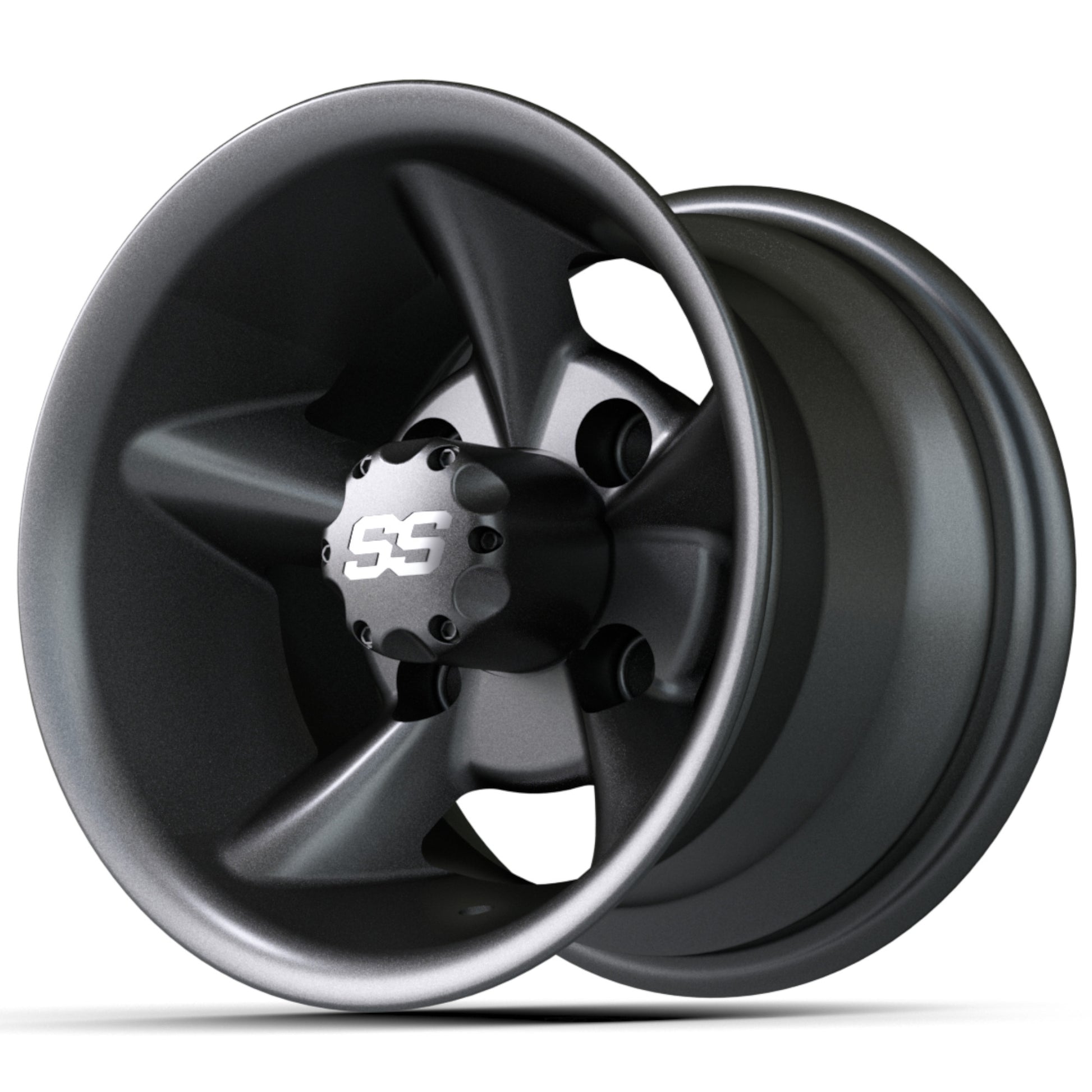 10″ GTW® Godfather Matte Grey Wheel