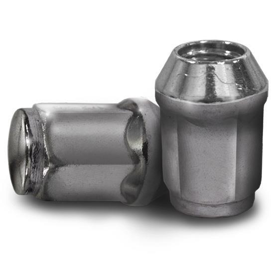 Chrome 1⁄2" x 20 Standard Lug Nuts (100 pack)