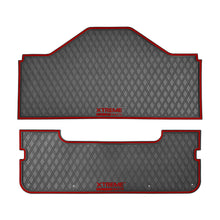 Xtreme Floor Mats for Evolution D5 2 plus 2 - 2 Piece Set Black/Flamenco Red