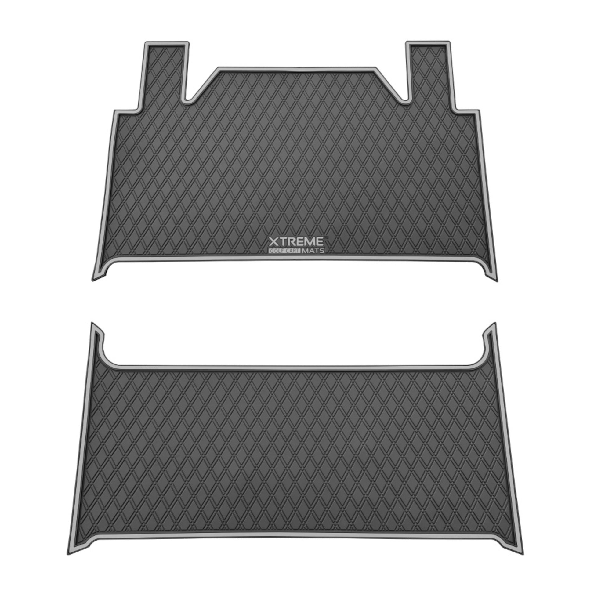 Xtreme Floor Mats for Denago Rover 4F - Black/Gray 2 Piece Set