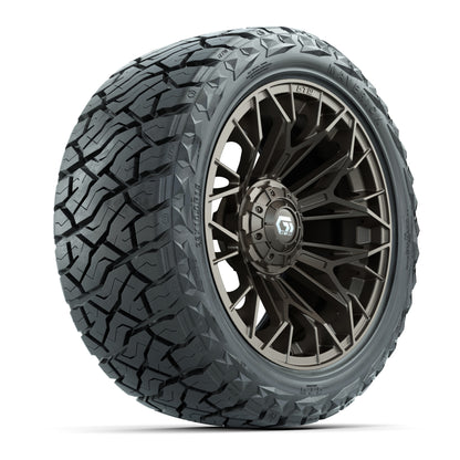 GTW Stellar Matte Bronze 15 in Wheels with 23x10.00-R15 Maverick All-Terrain Tires – Full Set