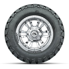 GTW® Shogun Chrome 12 in Wheels with 22x10-12 Timberwolf All-Terrain Tires - Full Set