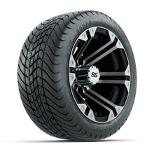 12” GTW Specter Black and Machined Wheels with 18” Mamba Street Tires – Set of 4