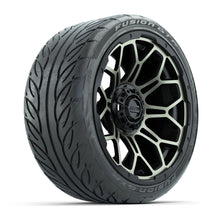 GTW Bravo Matte Bronze 15 in Wheels with 215/40-R15 Fusion GTR Steel Belt Radial Street Tires – Full Set