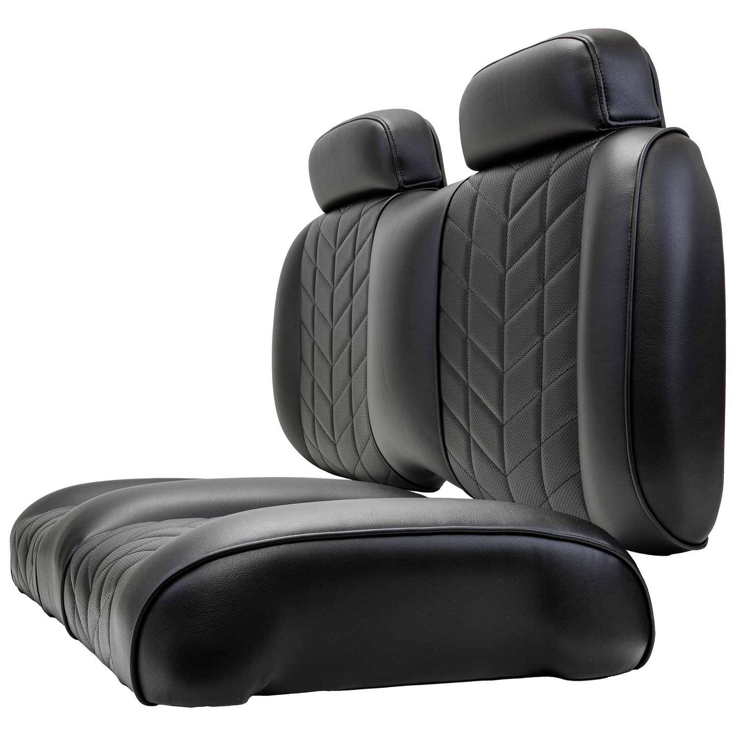 MadJax Aviator Yamaha Drive/Drive2 & ICON Black Front Seat Cushions