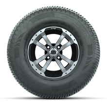 GTW Storm Trooper Black and Machined 10 in Wheels with 20in Fusion Street Tires – Set of 4