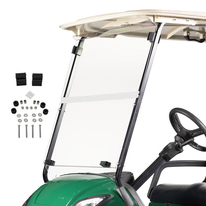 2007-16 Yamaha G29-Drive - Red Dot Front Folding Windshield for Factory Tops