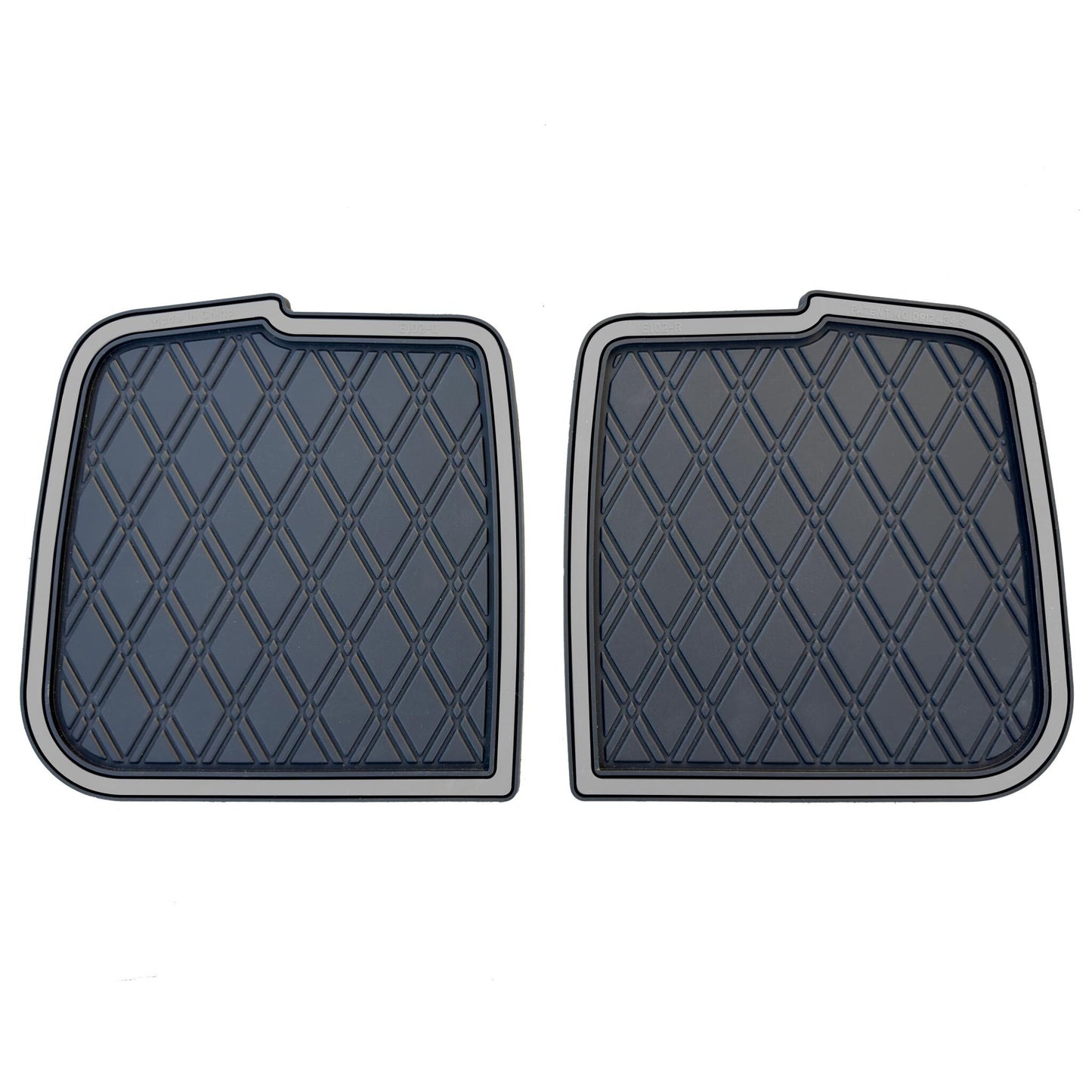 Xtreme Bag Well Mats for Club Car Precedent & Onward - Black/Gray