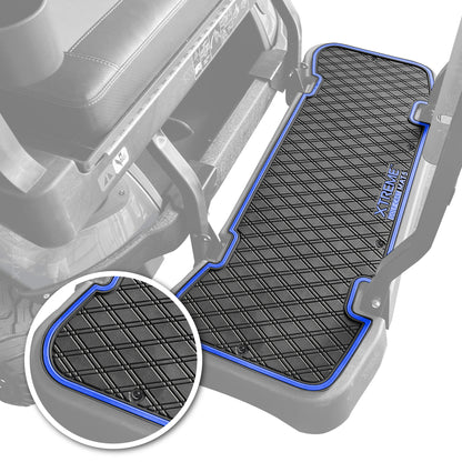 Xtreme Floor Mats for EZGO L6 Rear Seat Mat - Black/Blue