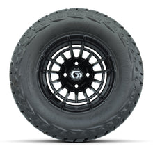 GTW Boost Gloss Black 12 in Wheels with 23x10.00-R12 Maverick All-Terrain Tires – Full Set