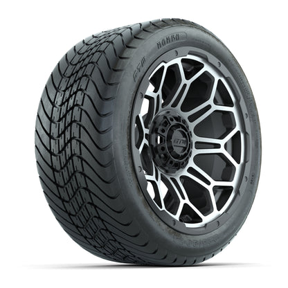 Set of (4) 14 in GTW Bravo Wheels with 225/30-14 Mamba Street Tires
