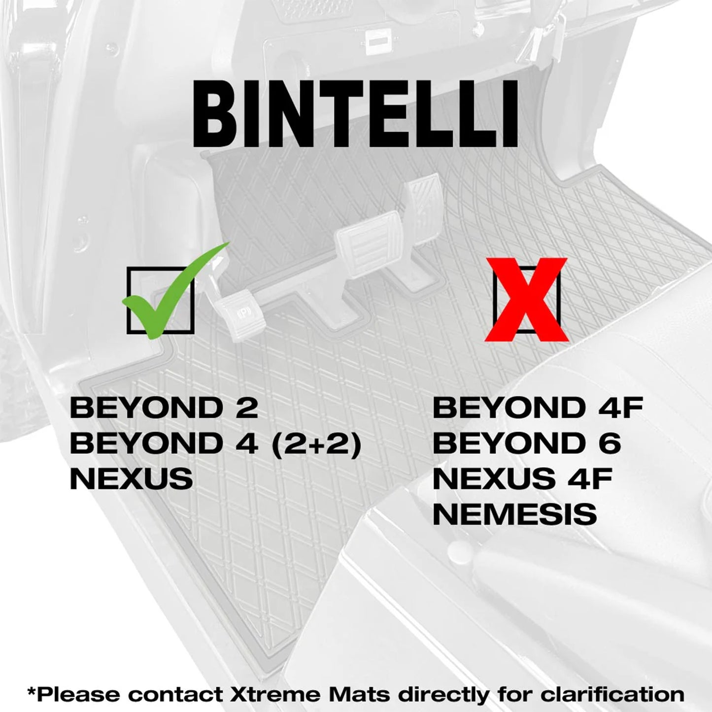 Xtreme Floor Mats for Bintelli Beyond - Black/Blue