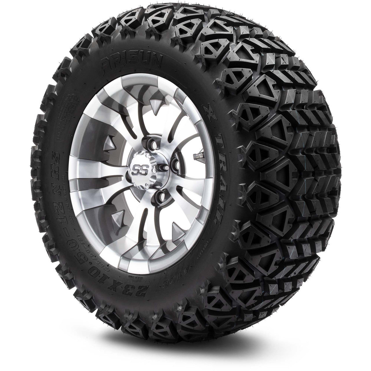 MODZ® 12" Vampire Gunmetal Wheels & Off-Road Tires Combo