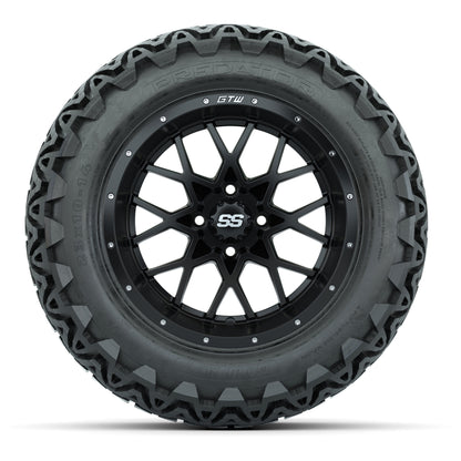 Set of (4) 14 in GTW Vortex Wheels with 23x10-14 GTW Predator All-Terrain Tires