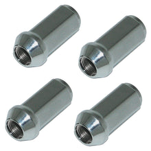 3/4" Hex Chrome Long Lug Nut 1.88" Long - 1/2" x 1.88" (Pack of 4)